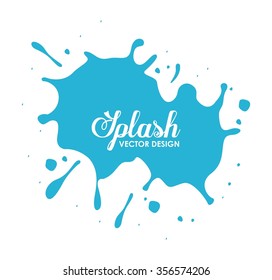 Splash Concept Design Vector Illustration Eps10 Stock Vector (royalty 