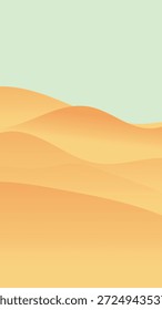 Splash desert sand illustration flat vector yellow sand
