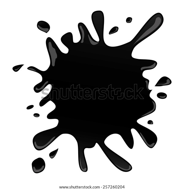 Splash Design Over White Background Vector Stock Vector (Royalty Free ...