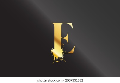 icono de la letra del alfabeto de bienvenida E para la empresa. Diseño elegante adecuado para el logotipo de una empresa