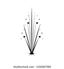 splash of fireworks decoration