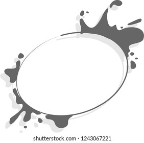 splash frame vector