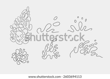 Splash. Freehand vector sketch. Image for any size ideal for advertising and posters, personal project or greeting cards, books, etc.