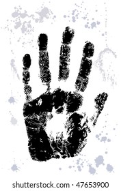 Splash Hand Silhouet