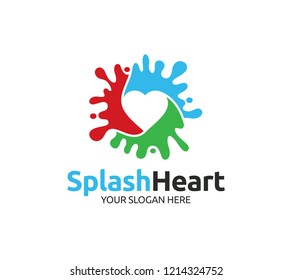 Splash Heart Logo