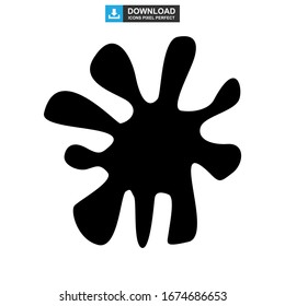 splash icon or logo isolated sign symbol vector illustration - high quality black style vector icons
