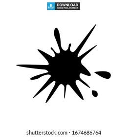 splash icon or logo isolated sign symbol vector illustration - high quality black style vector icons
