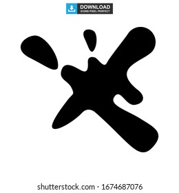 splash icon or logo isolated sign symbol vector illustration - high quality black style vector icons
