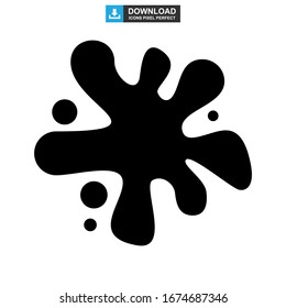 splash icon or logo isolated sign symbol vector illustration - high quality black style vector icons

