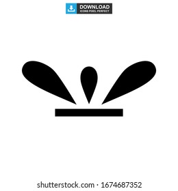 splash icon or logo isolated sign symbol vector illustration - high quality black style vector icons
