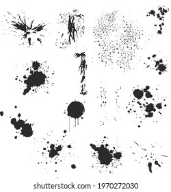 Splash, Ink, splatter set, kit