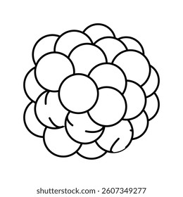 splash juice blackberry line icon vector. splash juice blackberry sign. isolated contour symbol black illustration
