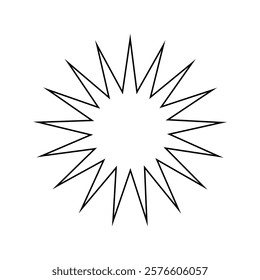 splash line art graphic element