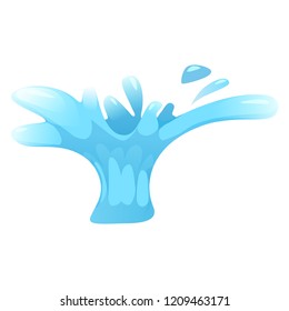 Splash Liquid Water Splutter Illustrations Animation Stock Vector ...