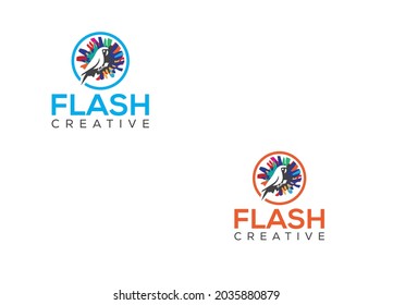 Splash logo design vector image