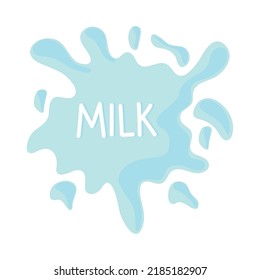 splash milk liquid icon isolated