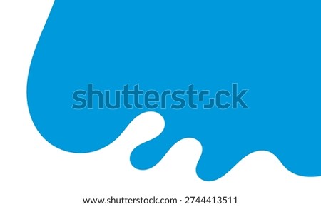 splash milk on blue background. abstract liquid background. fresh milk splash for packaging design.