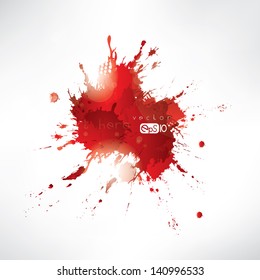 Splash on abstract background