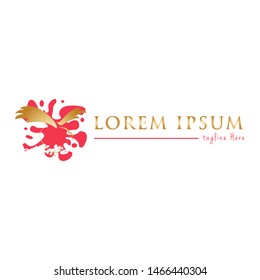 splash paint abstract identity design logo illustration vector