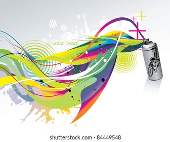 splash paint abstract vector