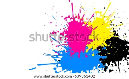 splash paint art background vector stock vector royalty free
