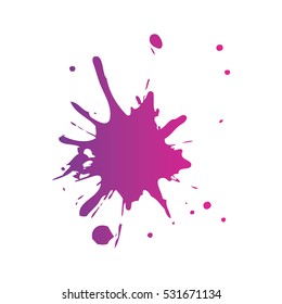 splash paint isolated icon vector illustration design
