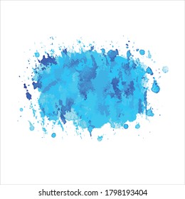 splash of paint shades watercolor.vector creative illustration.