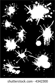 Splash painting 3, vector work