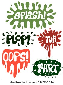splash pop icon liquid set
