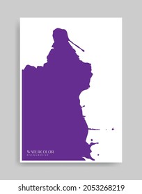 splash purple ink background. Abstract illustration minimalist style for poster, book cover, flyer, brochure, logo.