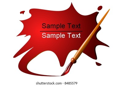 Splash red color background