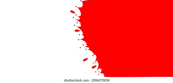 fondo rojo y blanco salpicado