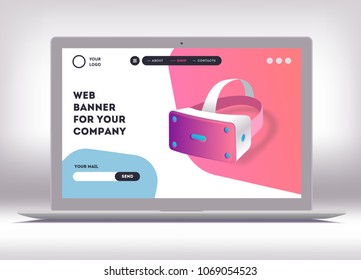 Splash Screen of the website.