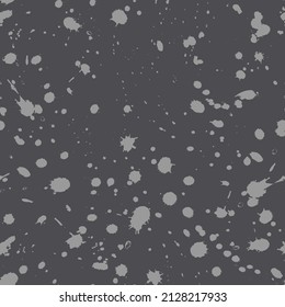 Splash seamless pattern. Perfect for grunge clothes. Simple splatter texture for modern fabric design