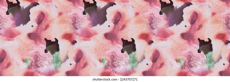 Splash Seamless Texture. Liquid Seamless Watercolor. Acrylic Ink Illustration. Galaxy Abstract Painting Multi Color Holi Space. Fluid Trippy Splash. Science Ink Repeat Paint. Fluid Galaxy Background.