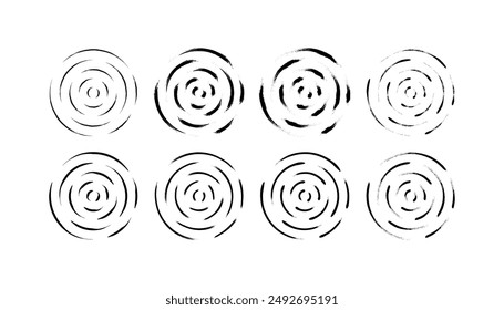 Splash Set Icons. Linear style. Vector icons.