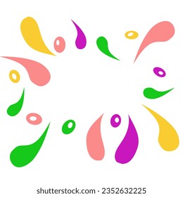 Splash spray vector icon in flat style. Business splash effect concept.