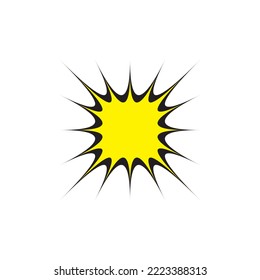 splash square vector background sign