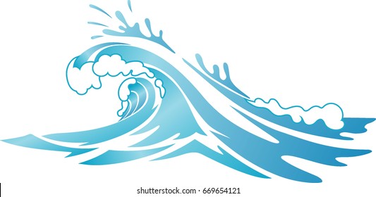 Splash Surf Wave