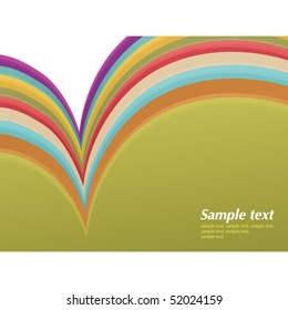 A splash of various colors - Background design.