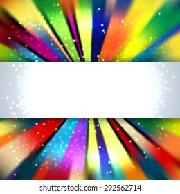 A splash of various colors, colorful background with place for text
