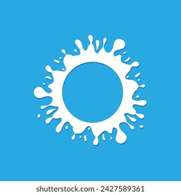 splash vector icon illustration design element template