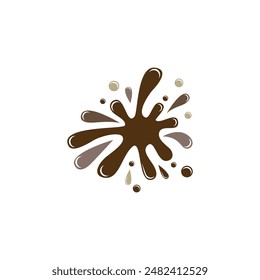 splash vector icon illustration design element template
