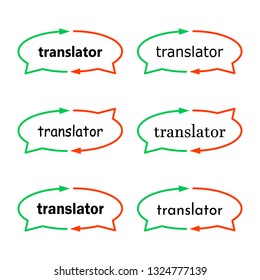 splash vector image of the translator.