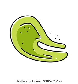 splash wasabi sauce food color icon vector. splash wasabi sauce food sign. isolated symbol illustration