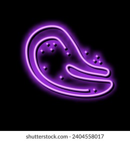 splash wasabi sauce food neon light sign vector. splash wasabi sauce food illustration