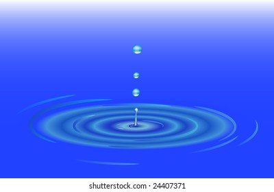 Splash of water.