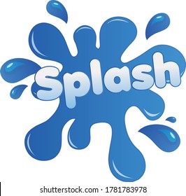 Splash Water Drop Icon logo.this is fully vector design and high resolution.