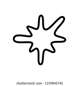 Splash water icon template
