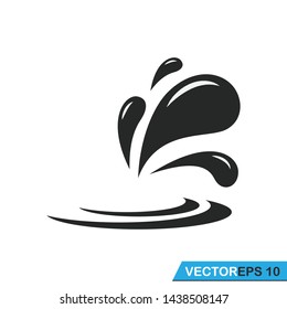 Splash Water Icon Vector Design Illustration